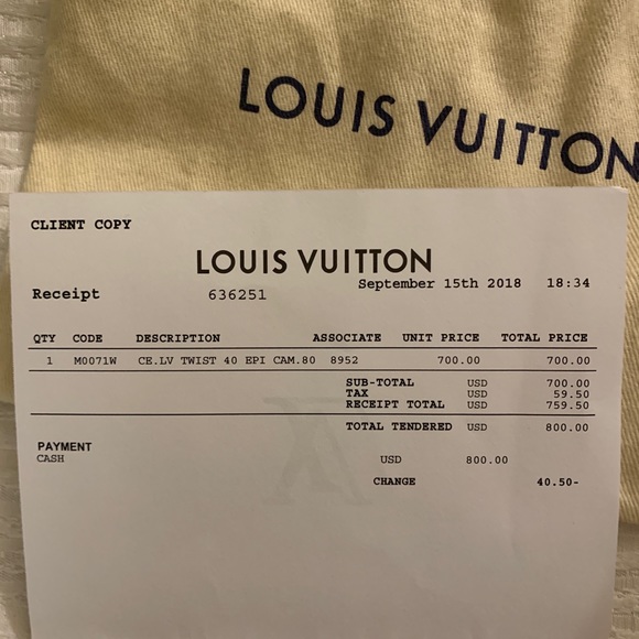 AUTHENTIC Louis Vuitton Belt. Only worn once - Picture 3 of 6